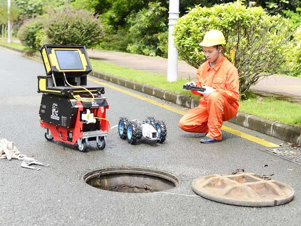 巍山管道机器人检测